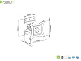 Uchwyt ścienny Techly 13"-30", 23kg regulowany