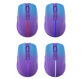 Mysz bezprzewodowa Defender MYSTERY MM-301 optyczna 1600dpi 2.4 GHz + Bluetooth fiolet AKUMULATOR bezklikowa silent
