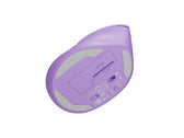 Mysz bezprzewodowa Natec Crake 2 Bluetooth 5.2 + 2.4GHz 2400DPI wertykalna pure lavender