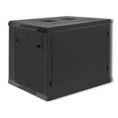 Szafa RACK Qoltec 19" | 9U | 600x600x500 | Czarna | Wisząca