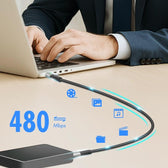 Kabel USB 2.0 LogiLink CU0425 USB-C - USB-C, M/M, 480 Mb/s, 100 W, czarny, 3m