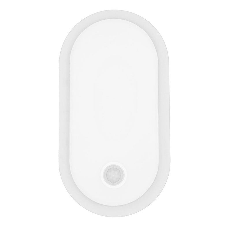 Lampa LED z czujnikiem ruchu Maclean , czujnik PIR, biała, 10W/15/18W, IP65, możliwość zmiany barwy 3000/4000/6000K, MCE534 W
