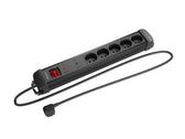 Listwa zasilająca Lanberg SP1 5m 5x 230V PL czarna
