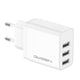 Ładowarka sieciowa GoGEN ACH301W 3x USB-A 15,5W biała
