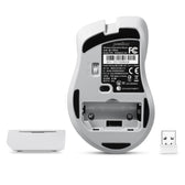 Mysz bezprzewodowa Perixx PERIMICE-621 optyczna 1600dpi 2.4 GHz, szara, silent, cicha, bezklikowa