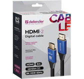 Kabel HDMI-HDMI Defender 3m v2.1 M/M 8k