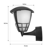 Kinkiet 1xE27 Maclean MCE519 B, max. obciążenie 60W, IP65, kolor czarny