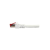 Patchcord 100% miedź EFB Cat.6 LSZH S/FTP, 2m, biały