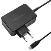 Ładowarka sieciowa Qoltec GaN POWER PRO | 1xUSB-C | 100W | 5-20V | 3-5A | Czarna