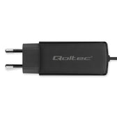 Ładowarka sieciowa Qoltec 90W GaN Super Fast | 5-20V | 3-4.5A | USB-C 3.1 | Laptop | Smartfon | Tablet