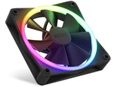 Zestaw 3 wentylatorów do zasilacza / obudowy NZXT F120 RGB Czarne + Kontroler