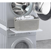 Łącznik pralki z suszarką półka Maclean MC-890 aluminium, uniwersalny, max 60kg