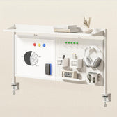 Przegroda biurkowa / organizer Ergo Office ER-301 W, max. obciążenie 10kg, biała tablica, szerokość 1116mm, biała