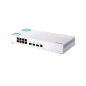 Switch niezarządzalny QNAP QSW-308-1C 8x 1GbE  2x 10GbE SFP+ 1x 10GbE SFP+/RJ-45 combo Biały