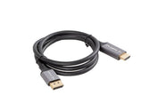 Kabel adapter Lanberg Displayport (M) -> HDMI (M) 1M 4K czarno-srebrny
