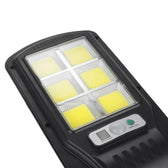 Lampa uliczna solarna LED Maclean MCE446 z czujnikiem ruchu i pilotem IP54, 4W, 400lm, 6500K, Li-ion 1200 mAh, 3 tryby pracy