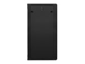 Szafa instalacyjna Rack wisząca 19" 27U 600x600 czarna Lanberg (flat pack)
