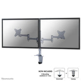 Uchwyt do ekranów Neomounts FPMA-D1330DSILVER biurkowy 10"-27" max VESA 100x100 max 9 kg Silver