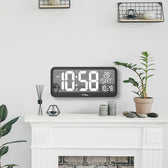 Zegar ścienny LCD bardzo duży GreenBlue GB214 temperatura, data