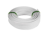 Kabel koncentryczny Maclean MCTV-471 satelitarny, antenowy RG6 50M 1.02CU+4.8FPE+CU/P+32*0.12CU+6.8PVC