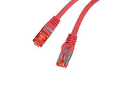 Patchcord Lanberg S/FTP kat.6 3m LSZH CU fluke passed czerwony