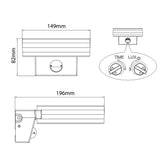 Lampa LED ścienna z czujnikiem PRI Maclean MCE365