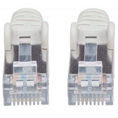 PatchCord 100% miedź Intellinet Cat.6a LSZH S/FTP, 10m, szary