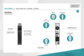 Zasilacz awaryjny UPS DIGITUS Online Rack 19" LCD 1000VA/1000W 2x12V/9Ah 8xC13 1xC14 USB RS232 RJ45