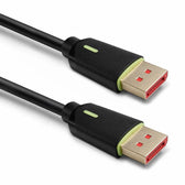 Kabel DisplayPort Qoltec M/M v2.1 | 80G | 1.5m