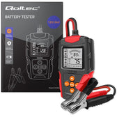 Tester cyfrowy Qoltec akumulatora z wyświetlaczem LCD | 12V | 24V | 3Ah-200Ah