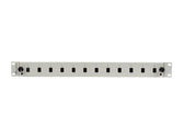 Przełącznica światłowodowa Lanberg 12xSC simplex / 12xLC duplex Rack 19" 1U szara+ akcesoria