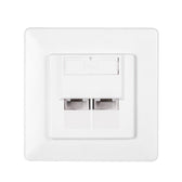 Gniazdo podtynkowe kompletne 2xRJ45 8p8c UTP Cat6 Netrack
