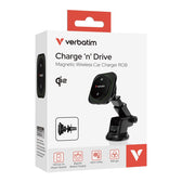 Ładowarka samochodowa magnetyczna bezprzewodowa Charge 'n' Drive Verbatim 15W Qi2 RGB