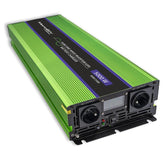 Przetwornica napięcia Qoltec Monolith | ładowanie baterii | UPS | 2500W | 5000W | 12V na 230V | Czysty Sinus | LCD