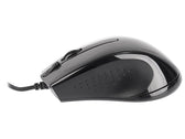 Mysz przewodowa A4Tech N-500F-1 V-Track USB czarno-szara