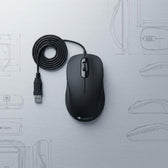 Mysz przewodowa ADAX MC-M10AD optyczna 1,8m 1000DPI czarna
