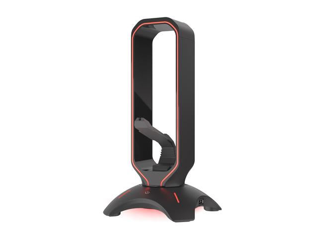 Hub USB Genesis VANAD 500 + Mouse Bungee + uchwyt na słuchawki podświetlenie