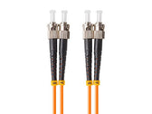 Patchcord światłowodowy Lanberg MM ST/UPC-ST/UPC DUPLEX 3.0MM OM2 50/125 LSZH 1m pomarańczowy