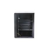 Szafa wisząca, zmontowana Intellinet 6U, 600x450, Rack 19", szklane drzwi, czarna
