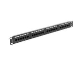 Patch panel Lanberg PPU6-1024-B 24 port 1U kat.6 czarny