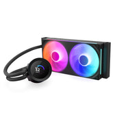 Chłodzenie wodne NZXT Kraken Plus 240 RGB LCD czarne