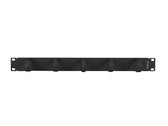 Organizer kabli Lanberg AK-1701-B 19" 1U z 5 metalowymi uchwytami typ B czarny