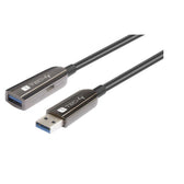 Kabel / Przedłużacz Techly Aktywny Kabel Optyczny AOC USB 3.2 Gen1 A-A 20m czarny