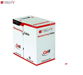 Kabel instalacyjny TechlyPro skrętka Cat6 UTP 4x2 drut CCA 305m, niebieski