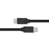 Kabel USB Qoltec 2.0 typ C męski | USB 2.0 typ C męski | 0.5m | Czarny