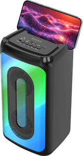 Głośnik Defender CONCERTO Bluetooth 20W MP3/FM/SD/USB/AUX/TWS/LED/MIC KARAOKE czarny + mikrofon