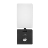 Lampa LED z czujnikiem ruchu Maclean MCE516 B, czujnik ruchu PIR, kolor czarny, 10W, IP65, 800lm, barwa neutralna biała (4000K)