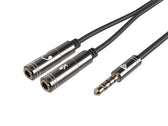 Adapter słuchawkowy Genesis A20 premium 4-PIN do PS4, PC i smartfonów
