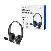 Słuchawki z mikrofonem LogiLink BT0060 Bluetooth 5.0, USB-C, stereo, czarne