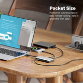 Stacja dokująca podróżna DIGITUS USB Typ C 7-portów HDMI 4K/60Hz PD 3.0